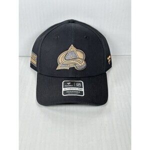 Fanatics NHL Colorado Avalanche Military Appreciation Adjustable Black Hat NWT